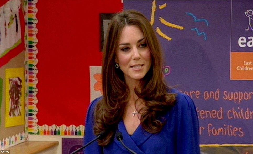 Kate Middleton Gives First Public Speech